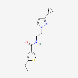 N-[2-(3-cyclopropyl-1H-pyrazol-1-yl)ethyl]-5-ethyl-3-thiophenecarboxamide