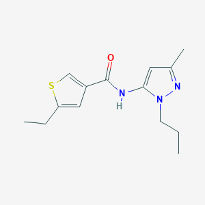 5-ethyl-N-(3-methyl-1-propyl-1H-pyrazol-5-yl)-3-thiophenecarboxamide