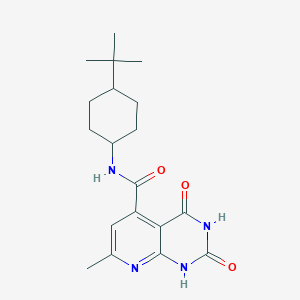 N-(4-tert-butylcyclohexyl)-7-methyl-2,4-dioxo-1,2,3,4-tetrahydropyrido[2,3-d]pyrimidine-5-carboxamide