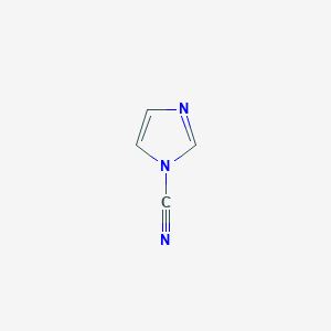 molecular formula C4H3N3 B043555 1H-咪唑-1-碳腈 CAS No. 36289-36-8