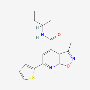 N-(sec-butyl)-3-methyl-6-(2-thienyl)isoxazolo[5,4-b]pyridine-4-carboxamide