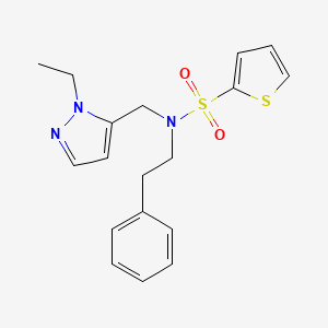 N-[(1-ETHYL-1H-PYRAZOL-5-YL)METHYL]-N-PHENETHYL-2-THIOPHENESULFONAMIDE