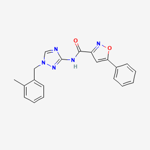 N-[1-(2-methylbenzyl)-1H-1,2,4-triazol-3-yl]-5-phenyl-3-isoxazolecarboxamide