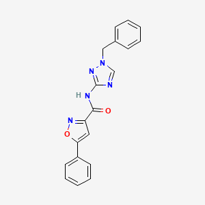 N-(1-benzyl-1H-1,2,4-triazol-3-yl)-5-phenyl-3-isoxazolecarboxamide