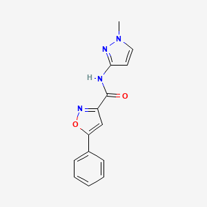 N-(1-methyl-1H-pyrazol-3-yl)-5-phenyl-3-isoxazolecarboxamide