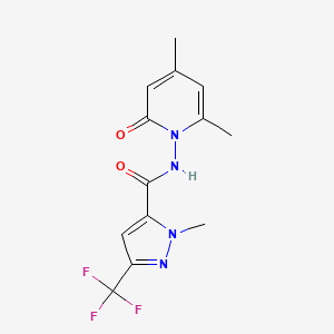 N-[2,4-DIMETHYL-6-OXO-1(6H)-PYRIDINYL]-1-METHYL-3-(TRIFLUOROMETHYL)-1H-PYRAZOLE-5-CARBOXAMIDE