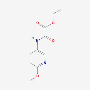 ETHYL 2-[(6-METHOXY-3-PYRIDYL)AMINO]-2-OXOACETATE