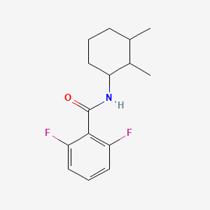 molecular formula C15H19F2NO B4357178 N-(2,3-dimethylcyclohexyl)-2,6-difluorobenzamide 