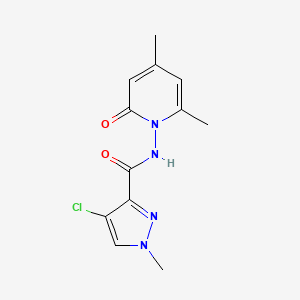 4-CHLORO-N~3~-[2,4-DIMETHYL-6-OXO-1(6H)-PYRIDINYL]-1-METHYL-1H-PYRAZOLE-3-CARBOXAMIDE