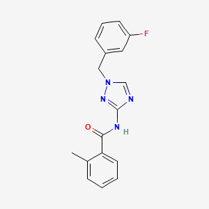 N~1~-[1-(3-FLUOROBENZYL)-1H-1,2,4-TRIAZOL-3-YL]-2-METHYLBENZAMIDE