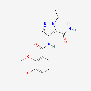 4-[(2,3-dimethoxybenzoyl)amino]-1-ethyl-1H-pyrazole-5-carboxamide