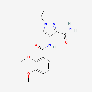 4-[(2,3-dimethoxybenzoyl)amino]-1-ethyl-1H-pyrazole-3-carboxamide