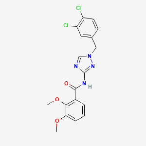 N-[1-(3,4-dichlorobenzyl)-1H-1,2,4-triazol-3-yl]-2,3-dimethoxybenzamide