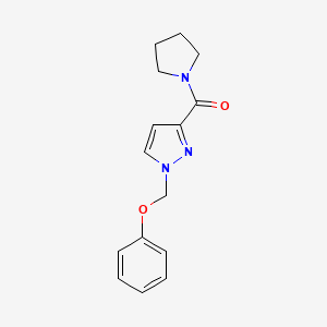 [1-(PHENOXYMETHYL)-1H-PYRAZOL-3-YL](1-PYRROLIDINYL)METHANONE