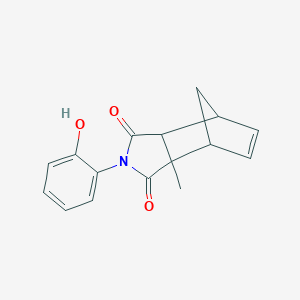 2-(2-hydroxyphenyl)-3a-methyl-3a,4,7,7a-tetrahydro-1H-4,7-methanoisoindole-1,3(2H)-dione