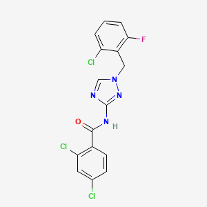 2,4-DICHLORO-N~1~-[1-(2-CHLORO-6-FLUOROBENZYL)-1H-1,2,4-TRIAZOL-3-YL]BENZAMIDE