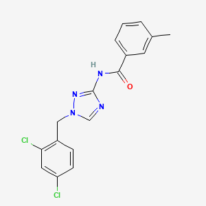 N-[1-(2,4-dichlorobenzyl)-1H-1,2,4-triazol-3-yl]-3-methylbenzamide