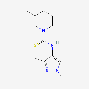 N-(1,3-DIMETHYL-1H-PYRAZOL-4-YL)-3-METHYLTETRAHYDRO-1(2H)-PYRIDINECARBOTHIOAMIDE