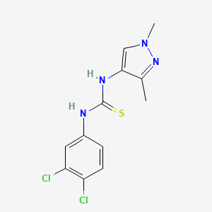 N-(3,4-dichlorophenyl)-N'-(1,3-dimethyl-1H-pyrazol-4-yl)thiourea