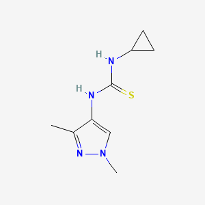 N-cyclopropyl-N'-(1,3-dimethyl-1H-pyrazol-4-yl)thiourea