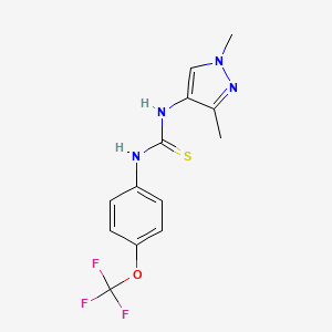 N-(1,3-dimethyl-1H-pyrazol-4-yl)-N'-[4-(trifluoromethoxy)phenyl]thiourea