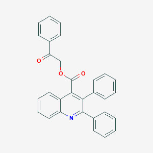 2-Oxo-2-phenylethyl 2,3-diphenyl-4-quinolinecarboxylate