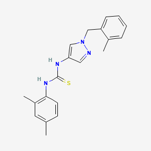 N-(2,4-dimethylphenyl)-N'-[1-(2-methylbenzyl)-1H-pyrazol-4-yl]thiourea