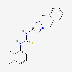 molecular formula C20H22N4S B4358194 N-(2,3-dimethylphenyl)-N'-[1-(2-methylbenzyl)-1H-pyrazol-4-yl]thiourea 