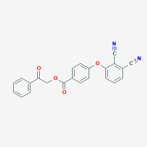 Phenacyl 4-(2,3-dicyanophenoxy)benzoate