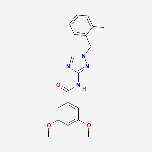 3,5-dimethoxy-N-[1-(2-methylbenzyl)-1H-1,2,4-triazol-3-yl]benzamide