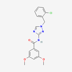 N-[1-(2-chlorobenzyl)-1H-1,2,4-triazol-3-yl]-3,5-dimethoxybenzamide