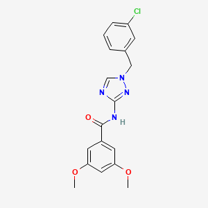 N-[1-(3-chlorobenzyl)-1H-1,2,4-triazol-3-yl]-3,5-dimethoxybenzamide