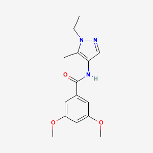 N-(1-ethyl-5-methyl-1H-pyrazol-4-yl)-3,5-dimethoxybenzamide