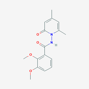 molecular formula C16H18N2O4 B4358494 N-(4,6-dimethyl-2-oxo-1(2H)-pyridinyl)-2,3-dimethoxybenzamide 