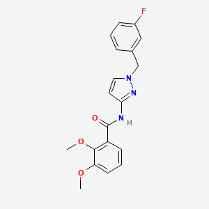 N-[1-(3-fluorobenzyl)-1H-pyrazol-3-yl]-2,3-dimethoxybenzamide