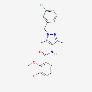 N-[1-(3-chlorobenzyl)-3,5-dimethyl-1H-pyrazol-4-yl]-2,3-dimethoxybenzamide