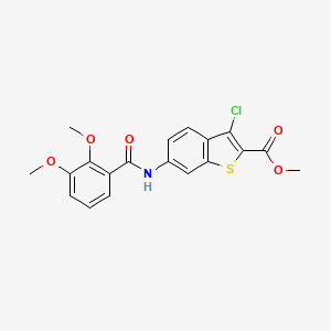 methyl 3-chloro-6-[(2,3-dimethoxybenzoyl)amino]-1-benzothiophene-2-carboxylate