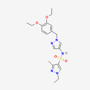 N-[1-(3,4-diethoxybenzyl)-1H-pyrazol-4-yl]-1-ethyl-3-methyl-1H-pyrazole-4-sulfonamide