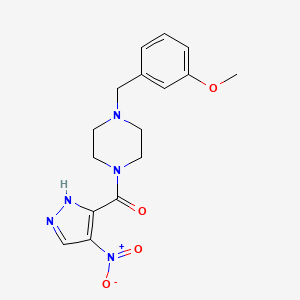 [4-(3-METHOXYBENZYL)PIPERAZINO](4-NITRO-1H-PYRAZOL-3-YL)METHANONE