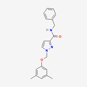 N-benzyl-1-[(3,5-dimethylphenoxy)methyl]-1H-pyrazole-3-carboxamide