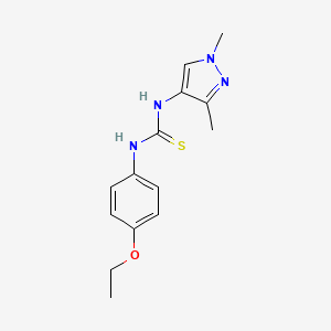 N-(1,3-dimethyl-1H-pyrazol-4-yl)-N'-(4-ethoxyphenyl)thiourea