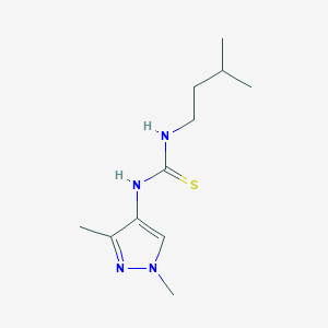 N-(1,3-dimethyl-1H-pyrazol-4-yl)-N'-(3-methylbutyl)thiourea