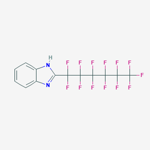 molecular formula C13H5F13N2 B043591 2-(十三氟己基)-1H-苯并咪唑 CAS No. 119403-54-2