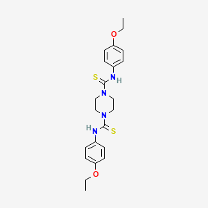 N,N'-bis(4-ethoxyphenyl)piperazine-1,4-dicarbothioamide