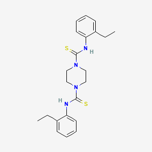 N,N'-bis(2-ethylphenyl)piperazine-1,4-dicarbothioamide