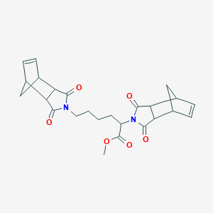 methyl 2,6-bis(1,3-dioxo-1,3,3a,4,7,7a-hexahydro-2H-4,7-methanoisoindol-2-yl)hexanoate