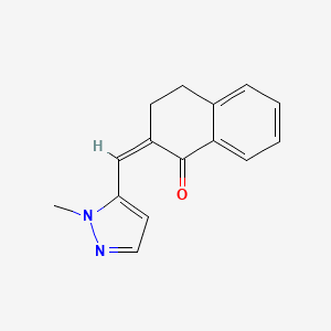 2-[(1-methyl-1H-pyrazol-5-yl)methylene]-3,4-dihydro-1(2H)-naphthalenone