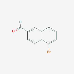 molecular formula C11H7BrO B043594 5-溴萘-2-甲醛 CAS No. 122349-66-0
