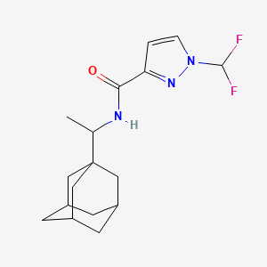 N-[1-(1-adamantyl)ethyl]-1-(difluoromethyl)-1H-pyrazole-3-carboxamide