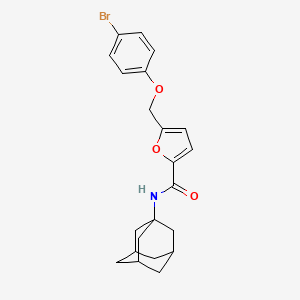 N~2~-(1-ADAMANTYL)-5-[(4-BROMOPHENOXY)METHYL]-2-FURAMIDE